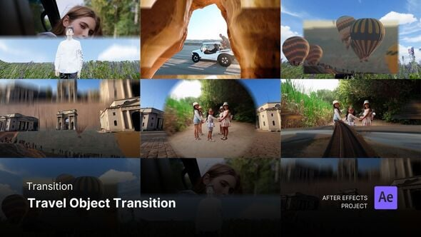 Transition - Travel Object Transition After Effects Project Files（659882）-技能树